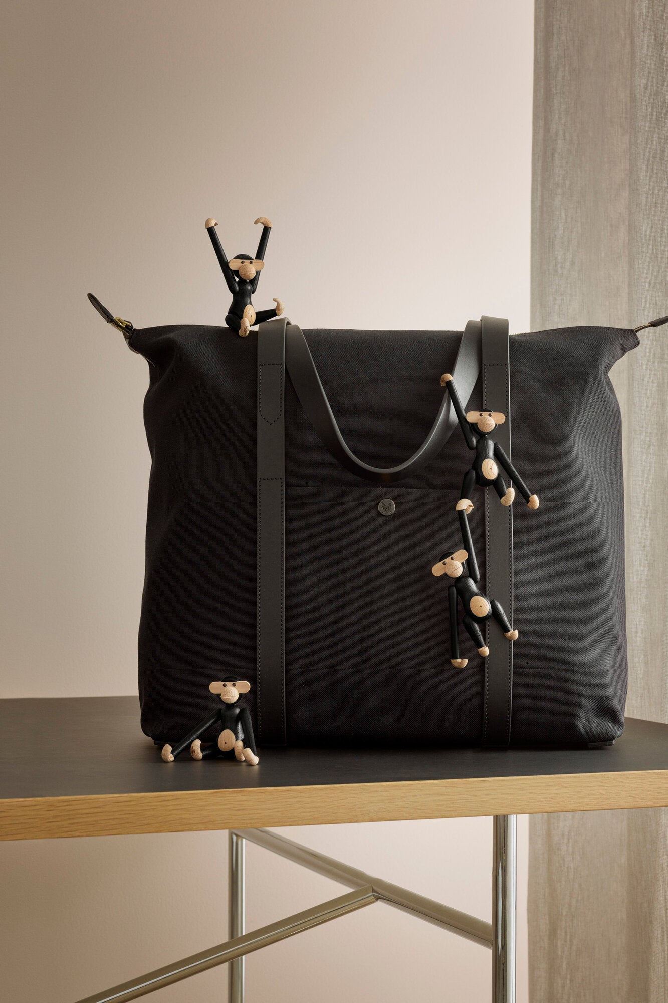 Abe, mini - mørkbejdset eg